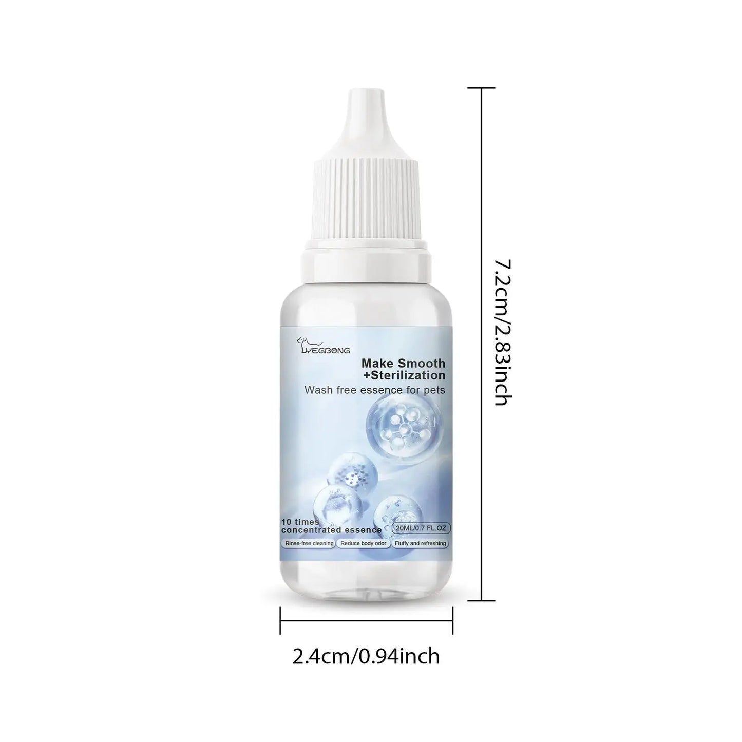 Pet Wash Free Essence Dog Body Wash Hair Softening Removing Dirts Mites Deodorizing Reduce Itching Moisturizing Puppy Shampoo WLP Company