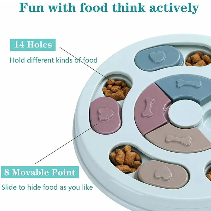 interactive dog bowl Puzzled Interactive Feeding Bowl for Dogs WLP Company