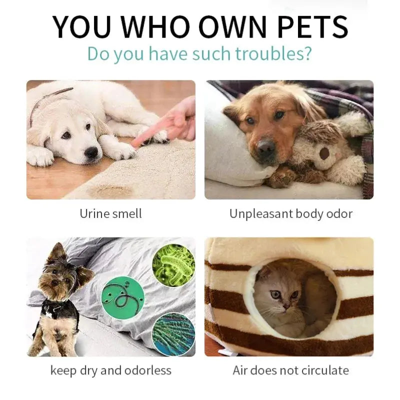 Natural Pet Deodorizing Spray for Cats Dogs Long Lasting Fragrance Odor Eliminator Safe Gentle Formula for Home Pet Care WLP Company