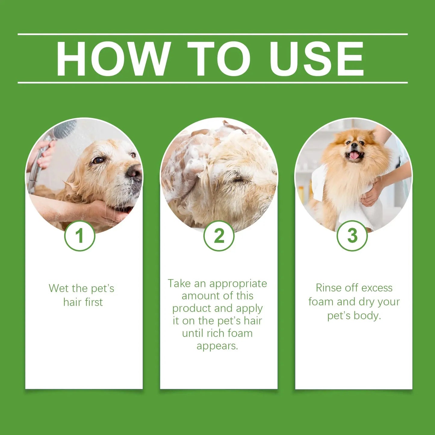 dog shampoo Yegbong Pet Shampoo Conditioner 2-in-1 Remove Dirt Smooth Fur Relieve Itching Deodorizing Long Lasting Fragrance Dogs Shower Gel WLP Company