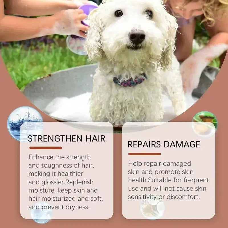 Dog Shampoo And Conditioner Shampoo Liquid Long-Lasting Nourishing Mild Dog Shampoo And Conditioner Pet Friendly Moisturizing WLP Company