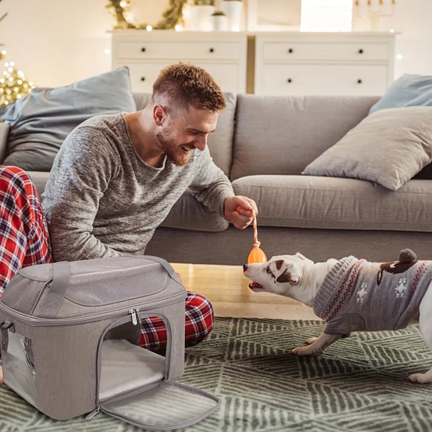 Dog Backpack Breathable Pet Portable Foldable Carrier Bag Travel Airline Approved Transport Bag For Small Dogs And Cats Outgoing WLP Company
