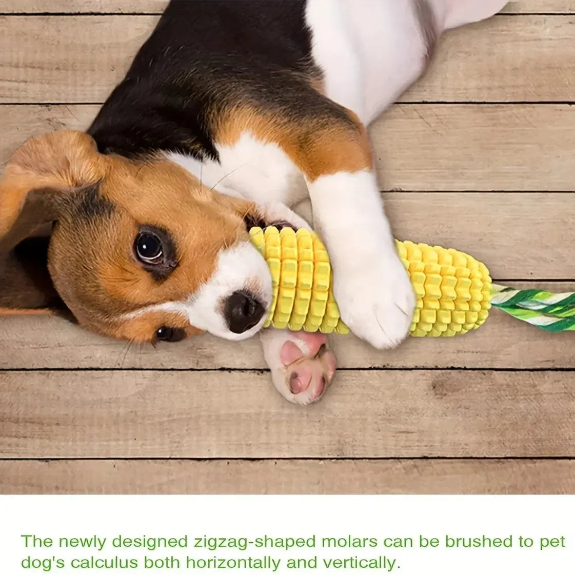 Dog Chew Toys for Aggressive Chewers, Teeth Cleaning Chew Toy,Corn Shape Interactive Dog Dental Toys for Medium Large Puppy Dogs WLP Company