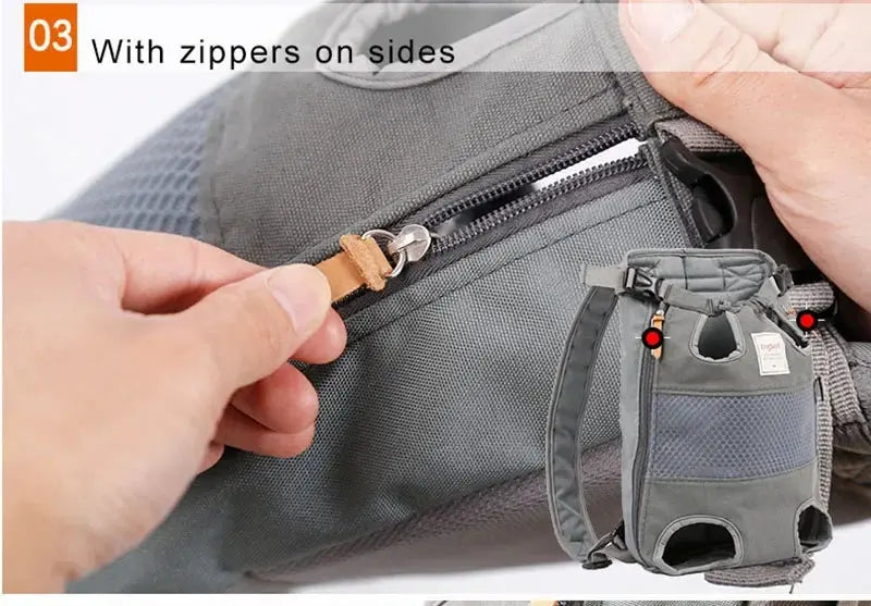 pet travel backpack Transport Backpack for Pet, Travel Bag for Cat and Dog WLP Company
