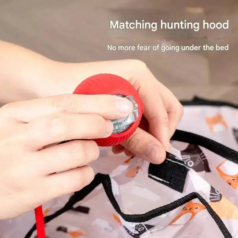 Smart Interactive Cat Toys Ball Fast Rolling in Pouch Hide and Seek Kitten Toy Motion Activated Interactive Cat Toy for Indoor WLP Company