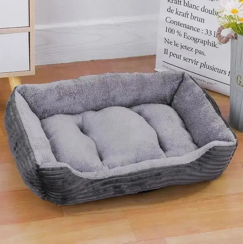 warm pet bed Waterproof Fleece Pet Bed - Ultimate Comfort for Your Furry Friend WLP Company