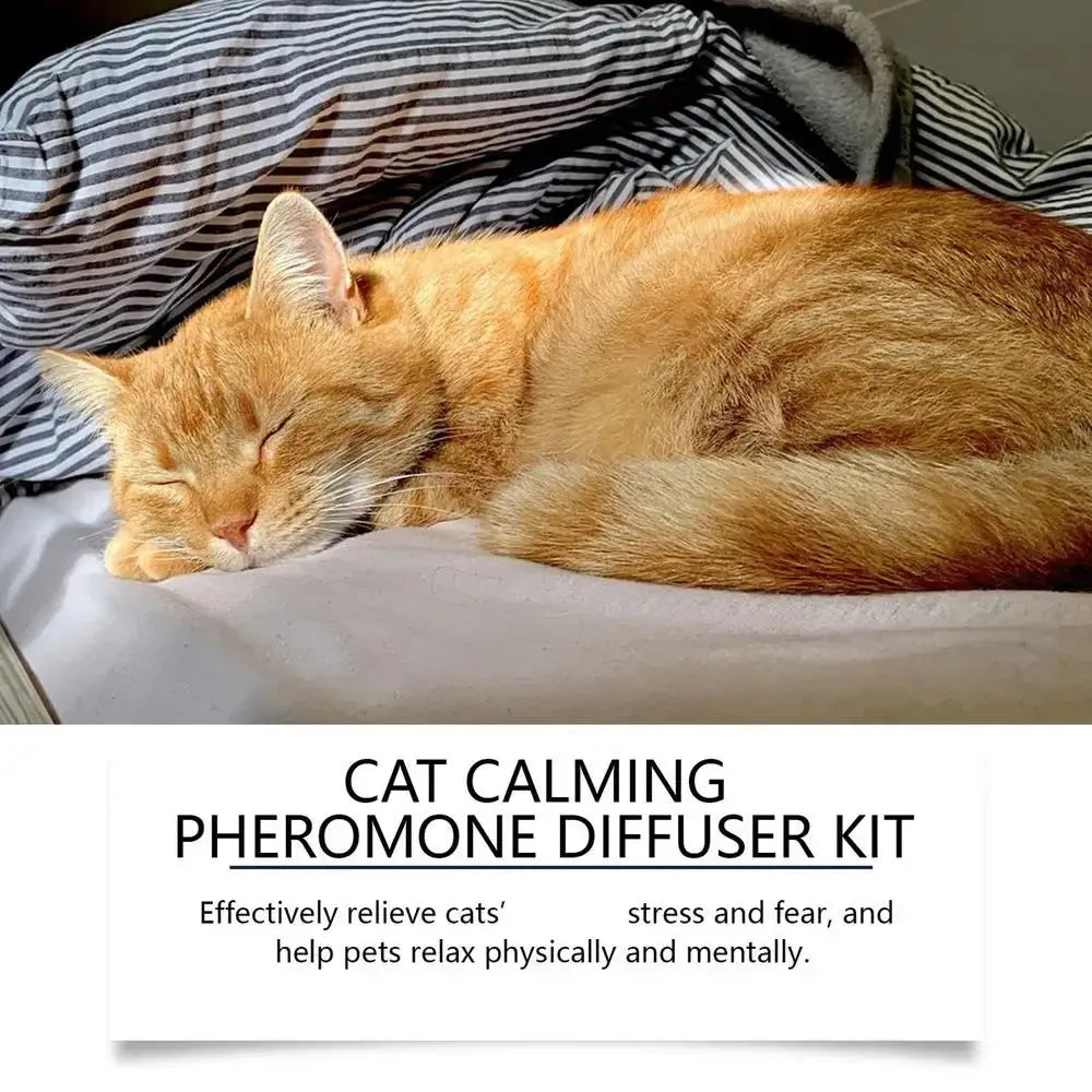 Pet Pheromones Calming Diffuser Cat Emotion Diffuser 45ml Natural Pheromone Diffuser Calm Relaxing Pets Pheromone Plug-in WLP Company