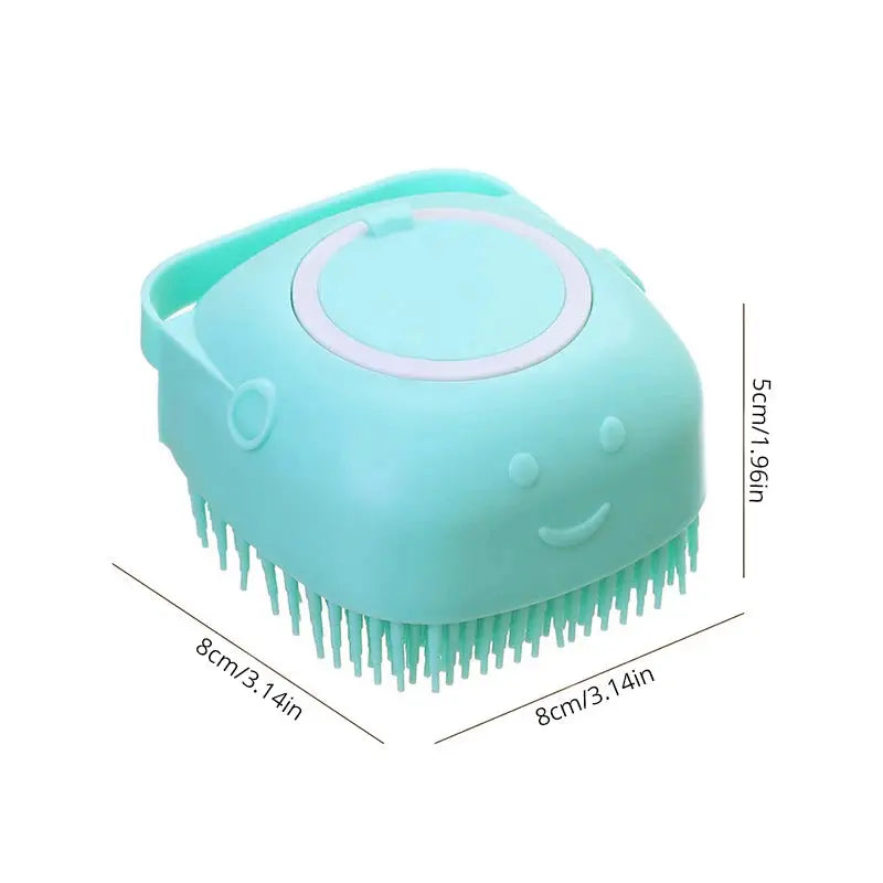 Pet bathing shower Soft Silicone Bathing Shower Massager | Gentle & Effective - PetCare WLP Company