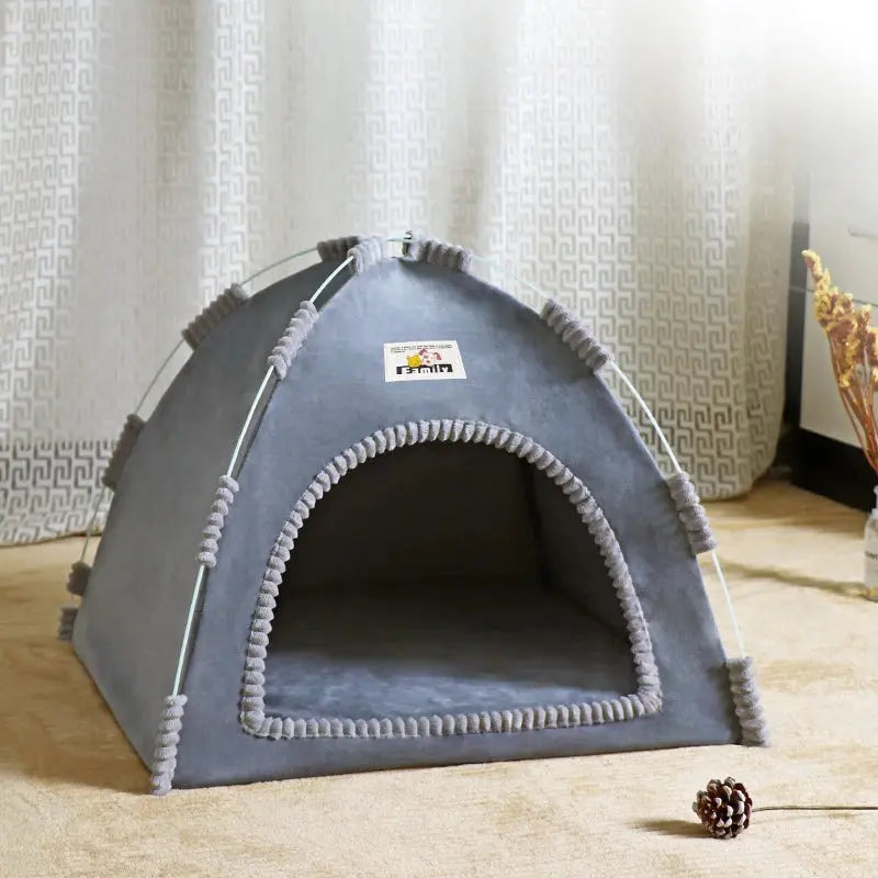 Foldable Cat House Pet Tent Four Seasons Universal Cat and Dog Pet Nest Summer Cool Mat Outdoor Portable Foldable Breathable WLP Company