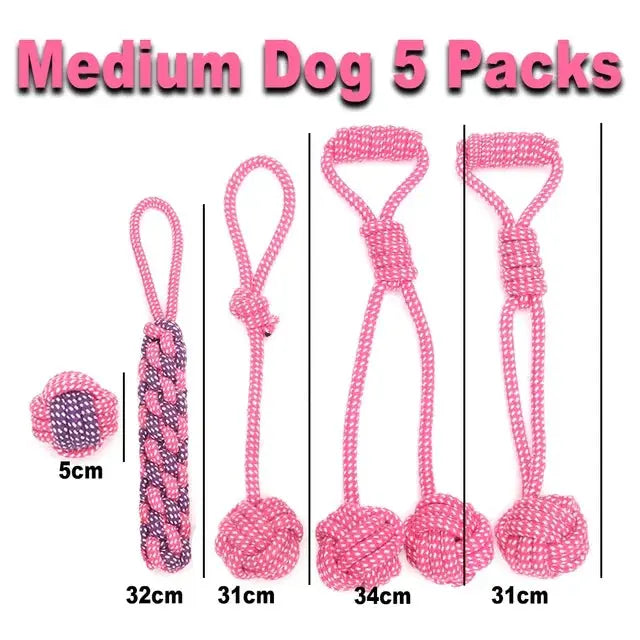 eco-friendly toys Eco-Friendly Cotton Rope Toy Set WLP Company