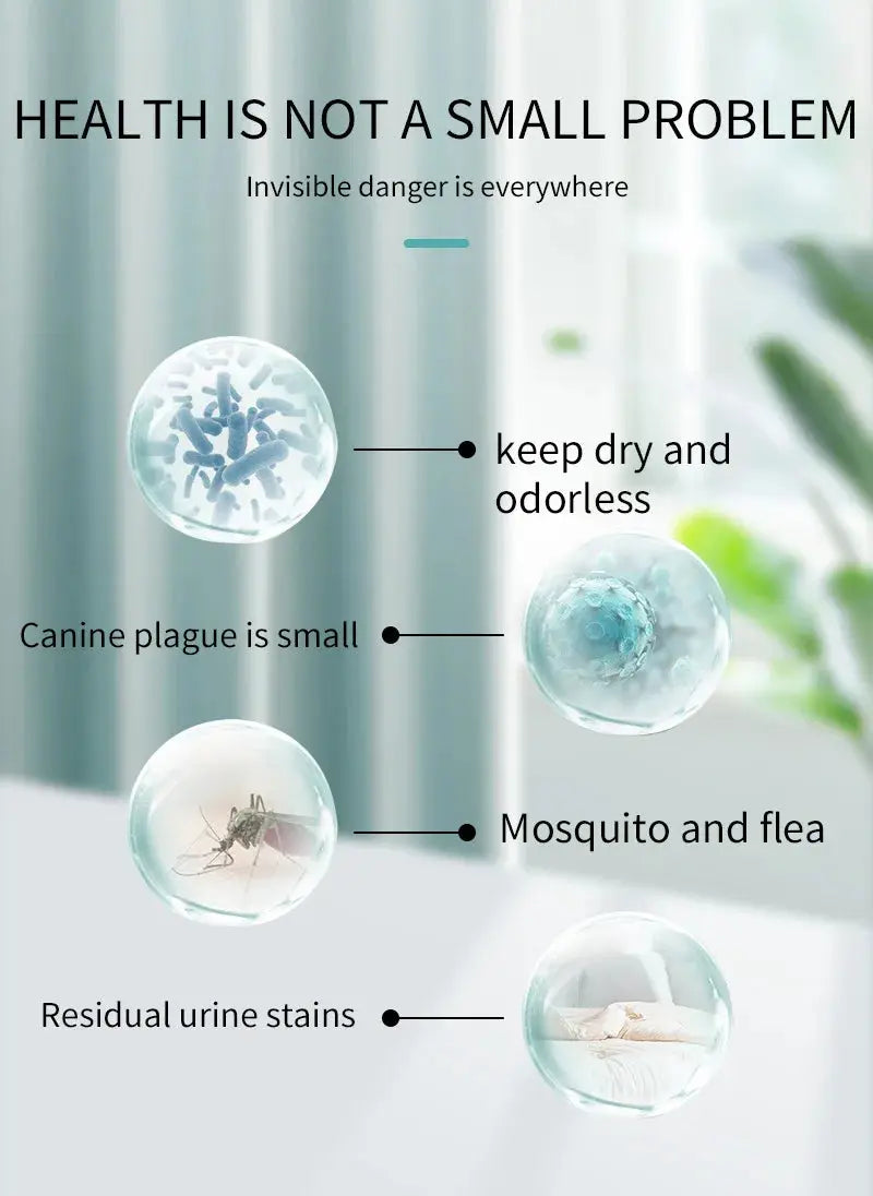 Natural Pet Deodorizing Spray for Cats Dogs Long Lasting Fragrance Odor Eliminator Safe Gentle Formula for Home Pet Care WLP Company