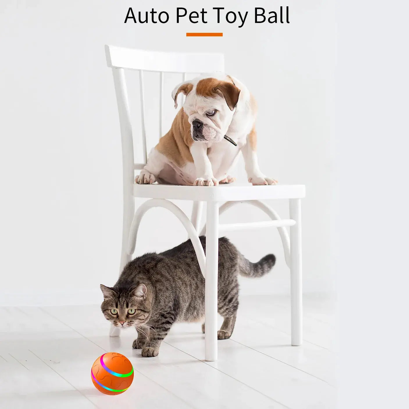 interactive pet toy Smart Interactive Pet Ball Remote Control Flashing Rolling Jumping Rotating Waterproof Dog Chew Toy Ball for Aggressive Chewers WLP Company