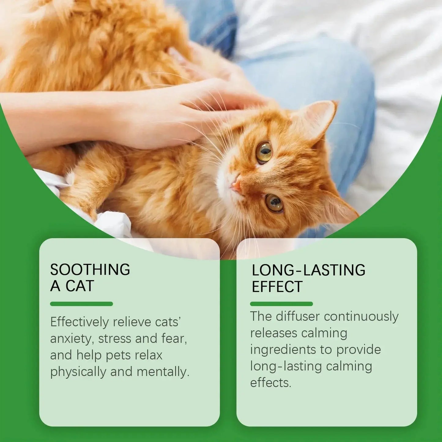 Cat Calming Diffuser Kit Refill Calming Mood Relaxing Anti Anxiety Stress Soothing Comforting Pets Pheromone Calming Diffuser WLP Company