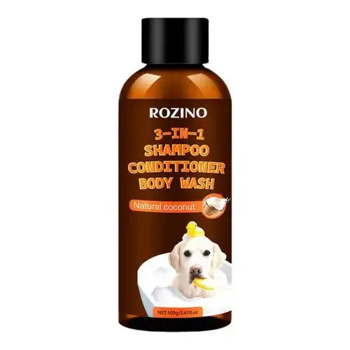 Dog Body Wash 3-in-1 Coconut Stain & Odor Eliminator Plant-Based Organic Tearless Moisturizer Dog Shampoo And Conditioner Carpet WLP Company
