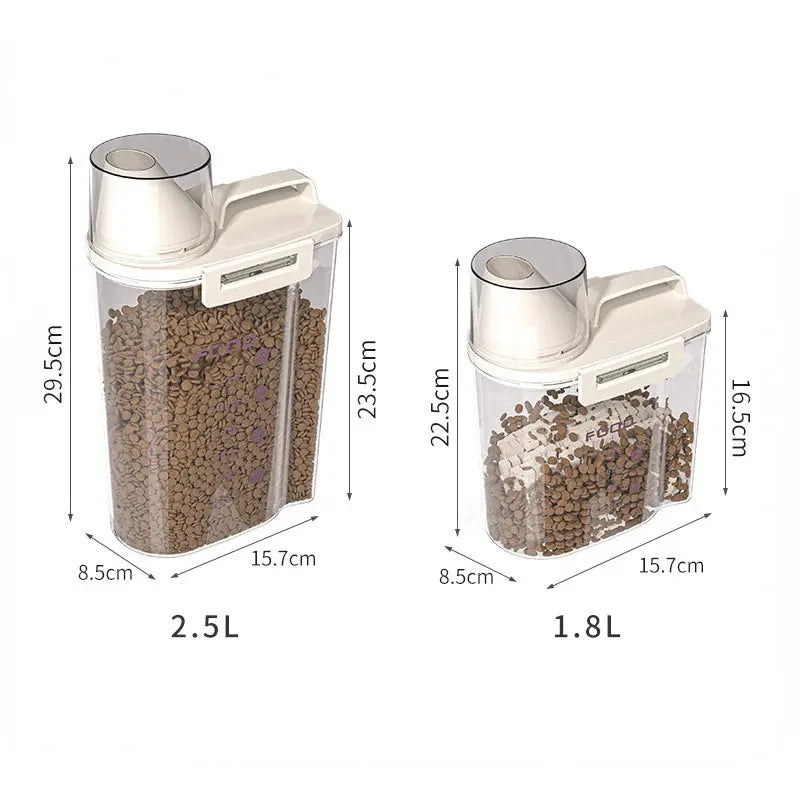 Sealed Cat Food Storage Bucket Vacuum Preservation Tank for Dog Food Moisture-proof and Dehumidifying Pet Dog Snack Storage Box WLP Company