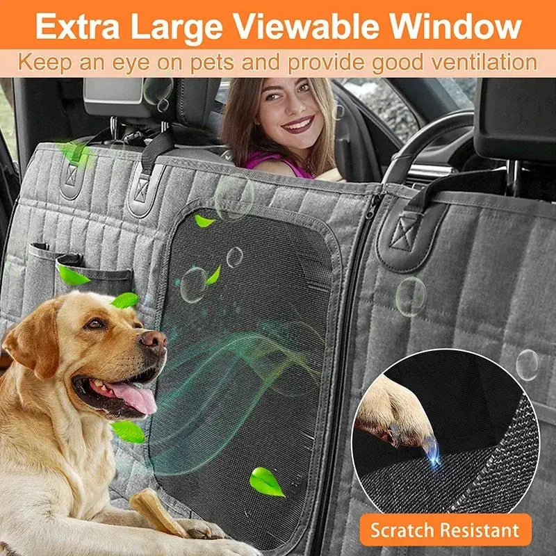 Benepaw-Dog Car Seat Cover, Waterproof Mesh Window Pet Vehicle Hammock, Scratchproof, Nonslip Puppy Backseat Cover for Trucks SU WLP Company