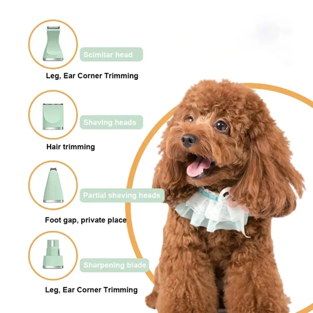 4-in-1 Multi-functional Electric Dog Clippers For Grooming - WLP Company WLP Company