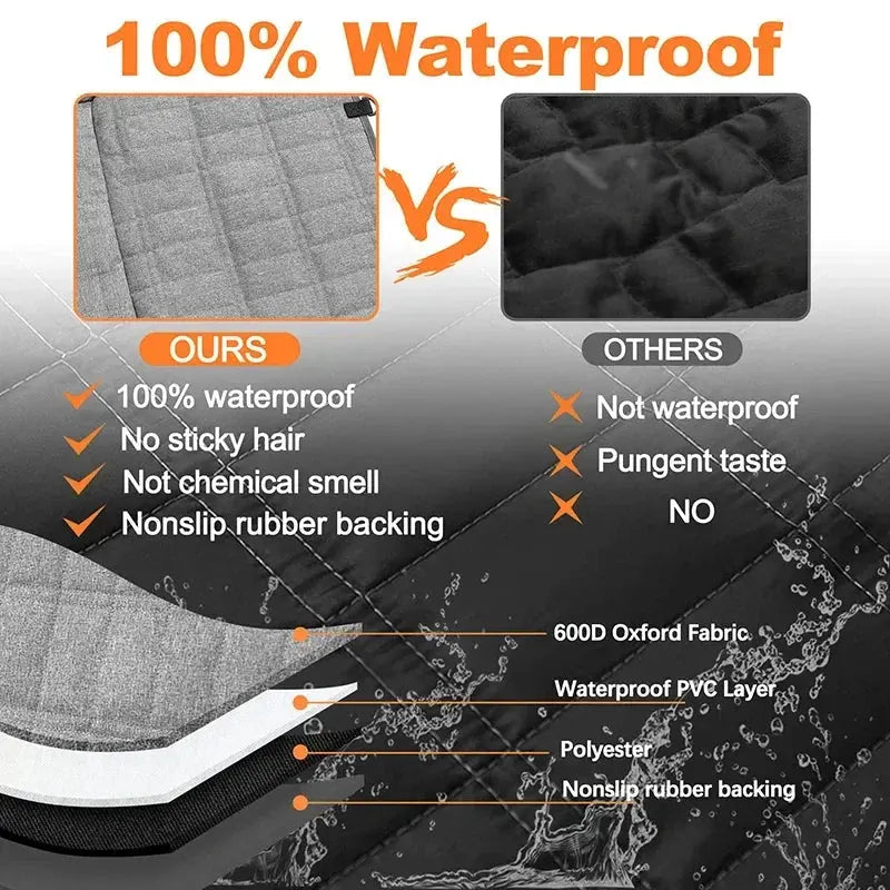 Benepaw-Dog Car Seat Cover, Waterproof Mesh Window Pet Vehicle Hammock, Scratchproof, Nonslip Puppy Backseat Cover for Trucks SU WLP Company