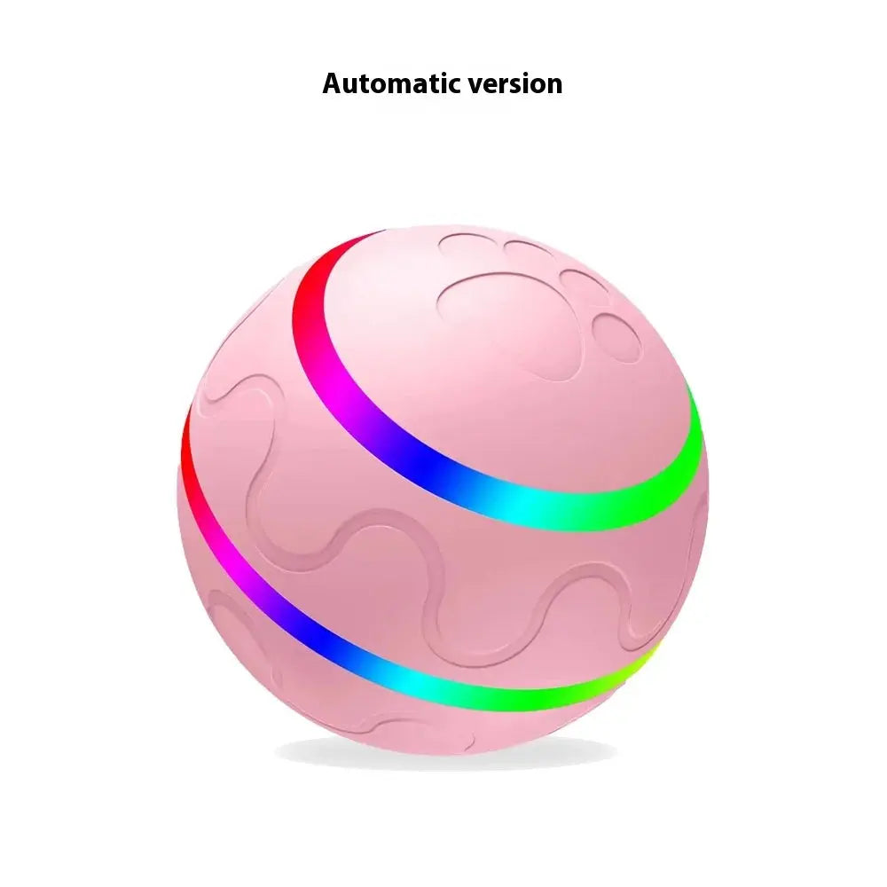 interactive pet toy Smart Interactive Pet Ball Remote Control Flashing Rolling Jumping Rotating Waterproof Dog Chew Toy Ball for Aggressive Chewers WLP Company