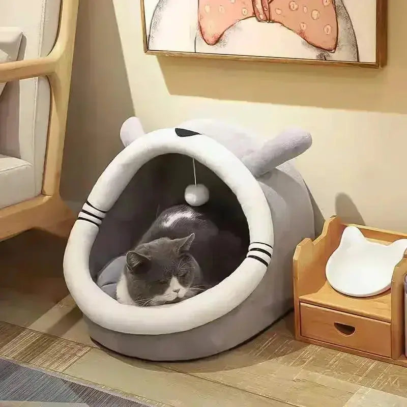 Cat Bed Washable Cave House - Ultimate Comfort & Warmth for Your Feline WLP Company