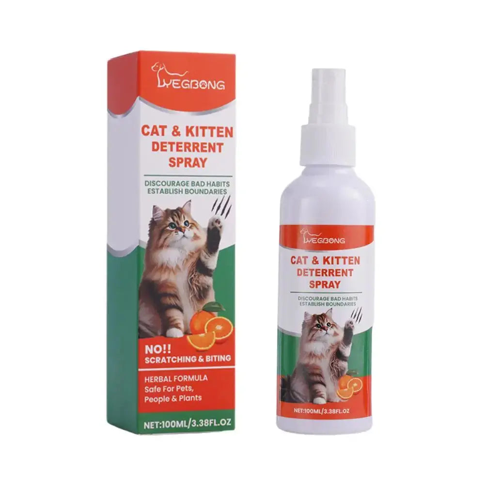No Scratch Spray Repel Urinating Stop Sofa Chewing Gnawing Forbidden Area Natural Scratch Training Pet Training Liquid For Cats WLP Company