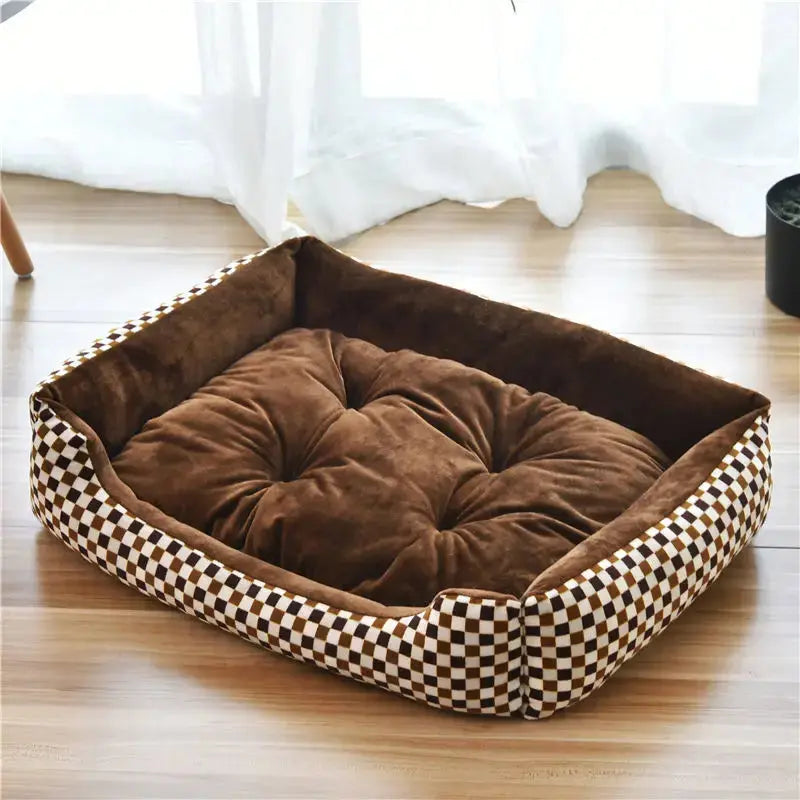 warm pet bed Waterproof Fleece Pet Bed - Ultimate Comfort for Your Furry Friend WLP Company