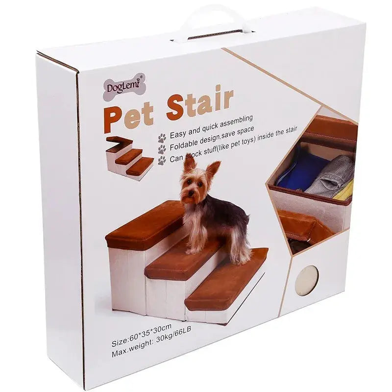 Pet Climbing Ladder: Foldable and Non-Slip Storage Solution for Indoor Use WLP Company