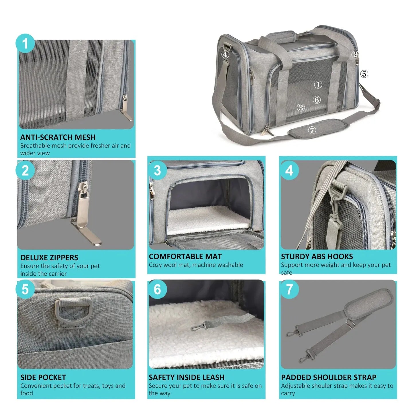Airline Approved Dog Carrier Airline Approved Soft Side Dog Travel Carrier WLP Company