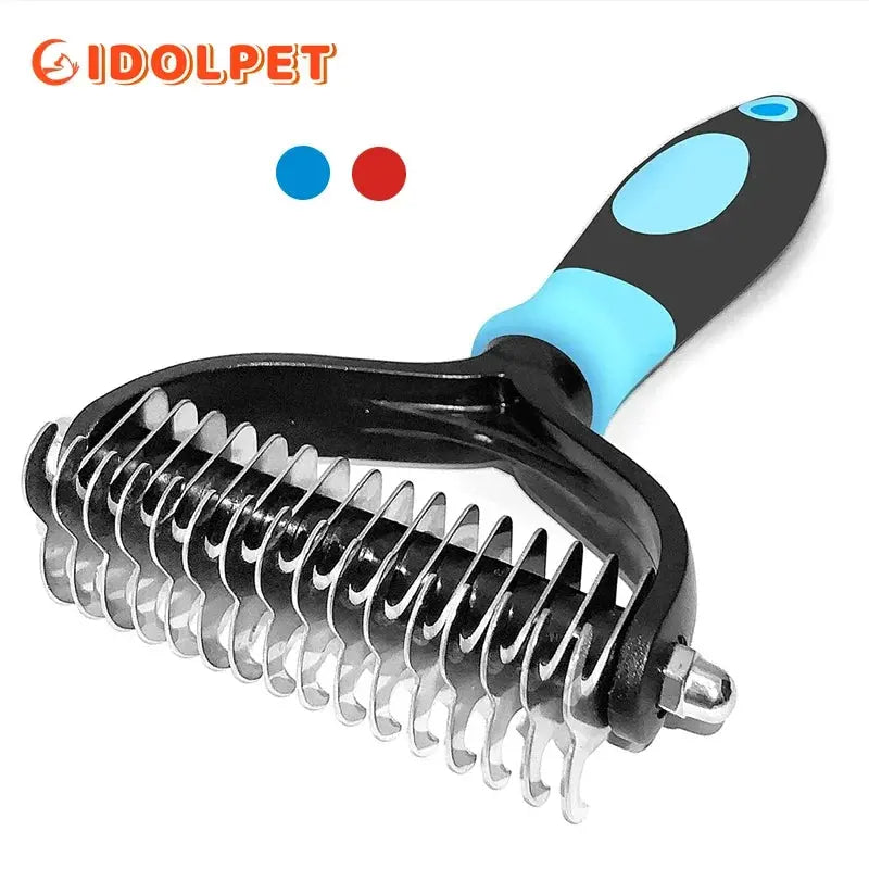Professional Pet Deshedding Brush | 2 Sided | Reduce Shedding - PetGroom WLP Company