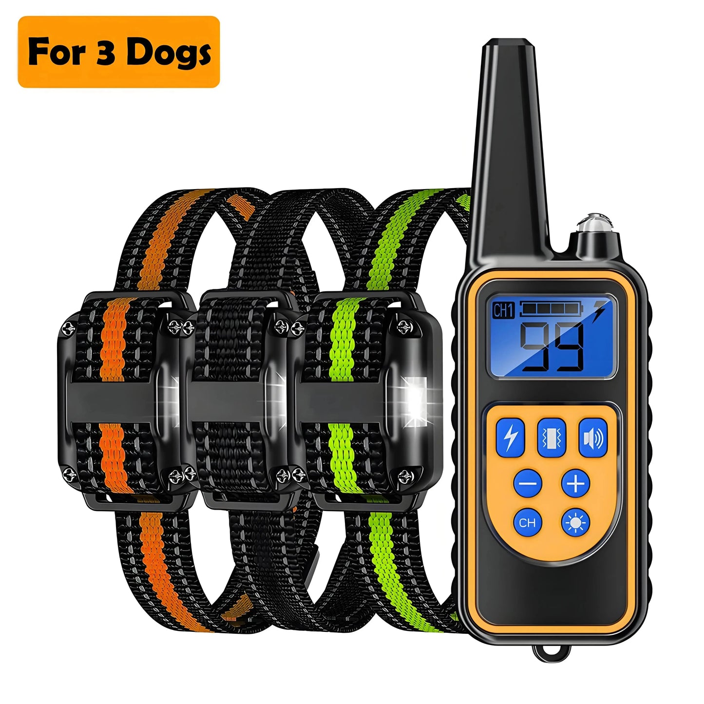 Professional Dog Training Collar with LCD Screen - 800m Range Waterproof System WLP Company