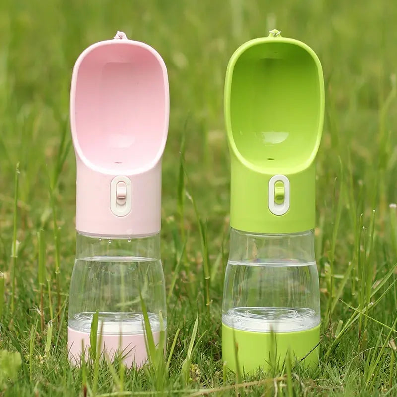 dog travel water bottle Water Bottle with Spoon WLP Company