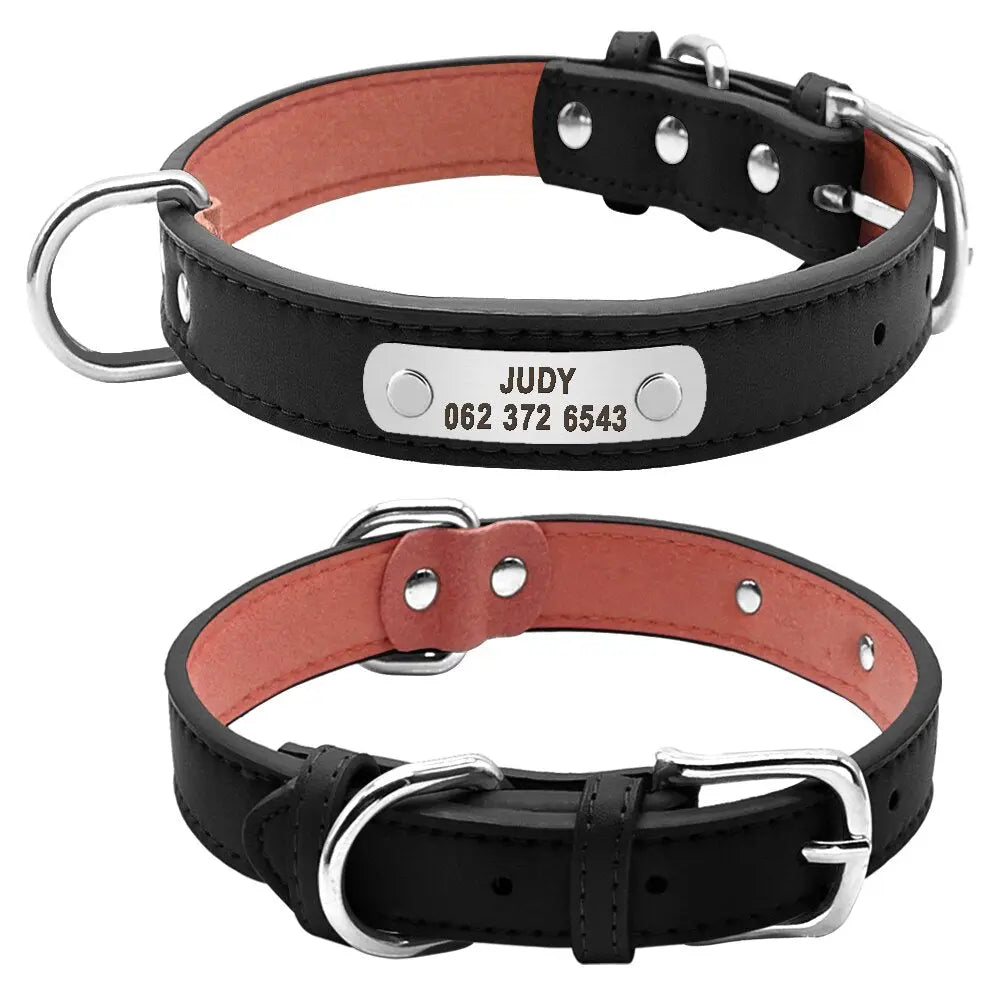 dog collar Classic Leather Collar - Timeless Style & Premium Craftsmanship WLP Company