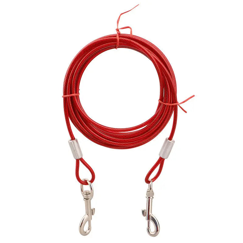Outdoor Anti-Bite Tie Out Cable - Stainless Steel WLP Company
