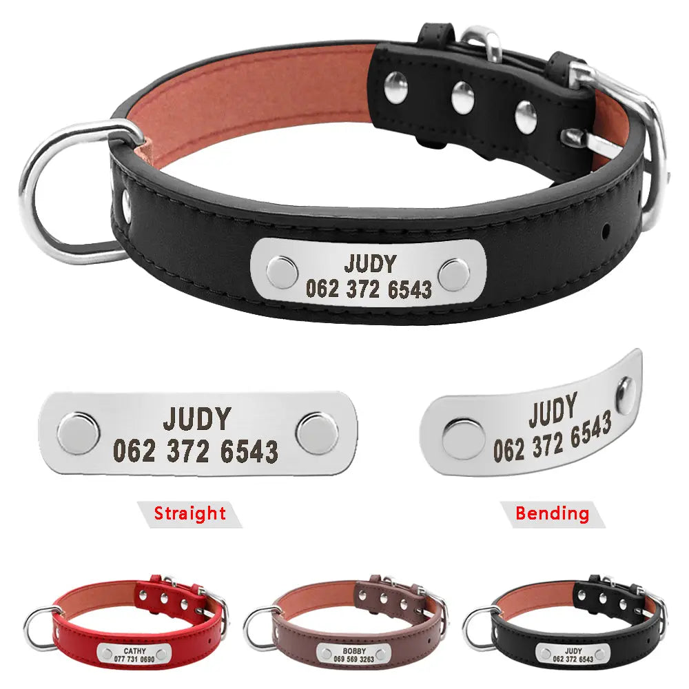 dog collar Classic Leather Collar - Timeless Style & Premium Craftsmanship WLP Company