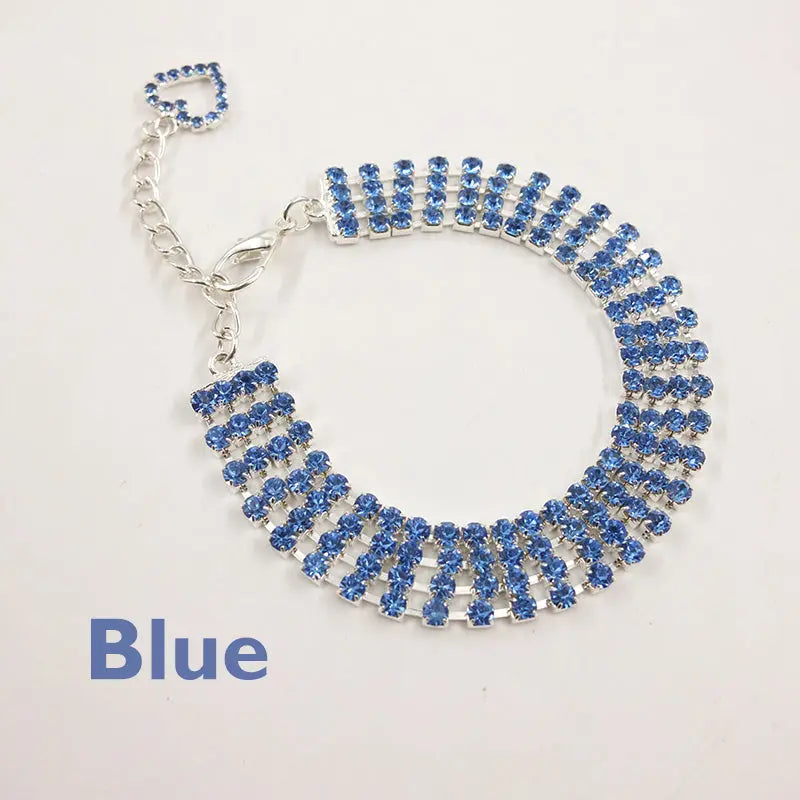 rhinestone pet collar Rhinestone Pet's Collar with Necklace - Stylish & Durable WLP Company