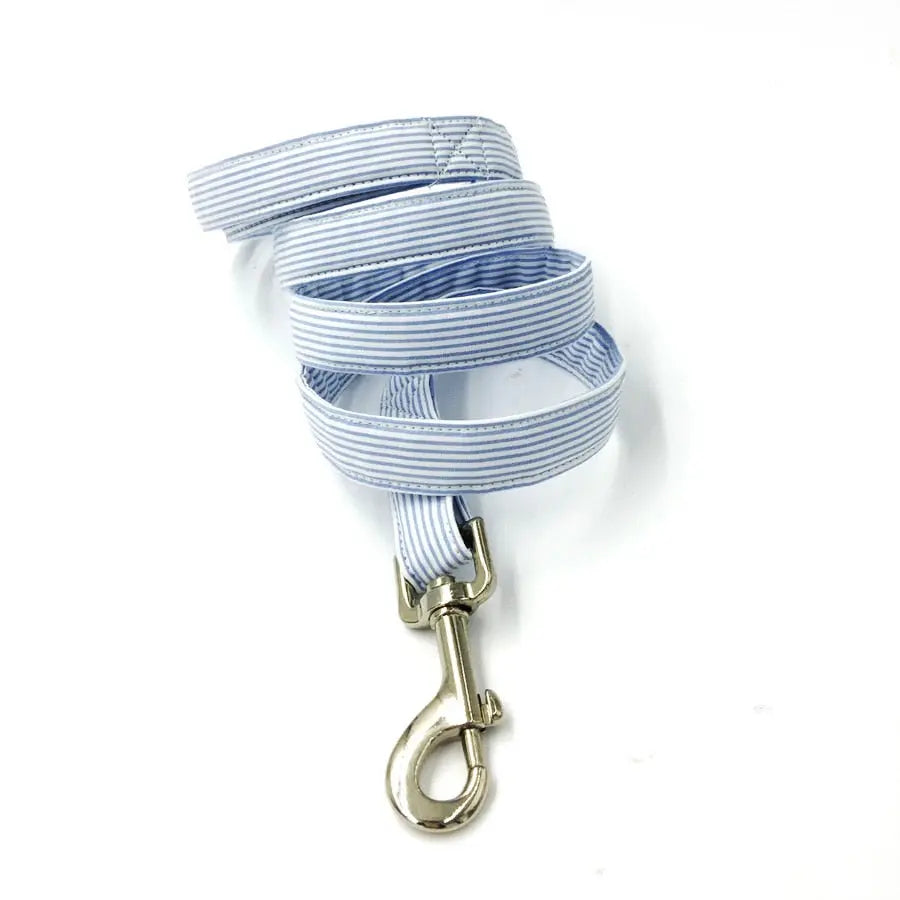 dog collar Stylish & Durable Dog's Striped Collar and Leash Set WLP Company