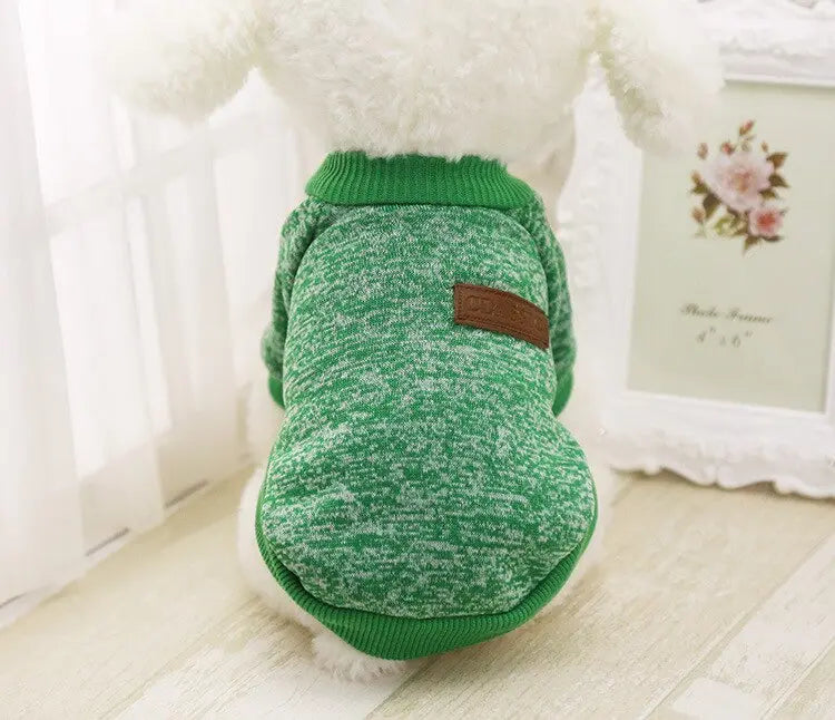 dog sweater Warm Cotton Melange Color Dog’s Sweater WLP Company