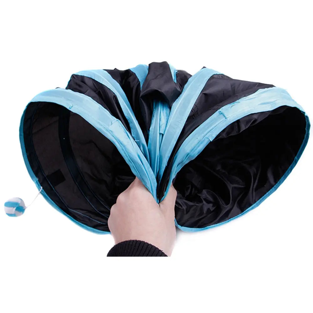 cat toy Tunnel Foldable Toy - Ultimate Feline Entertainment & Exercise WLP Company