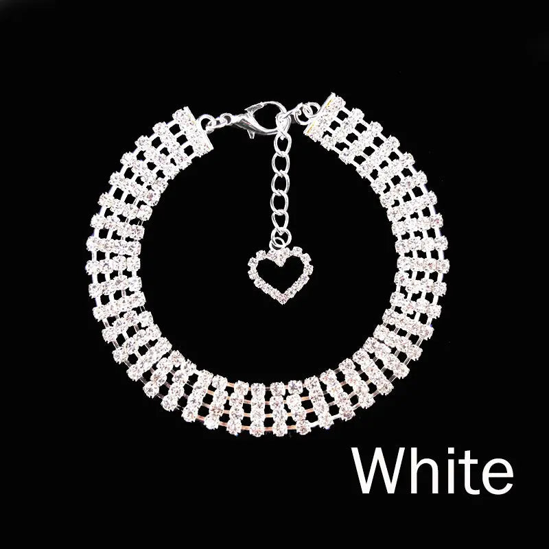 rhinestone pet collar Rhinestone Pet's Collar with Necklace - Stylish & Durable WLP Company