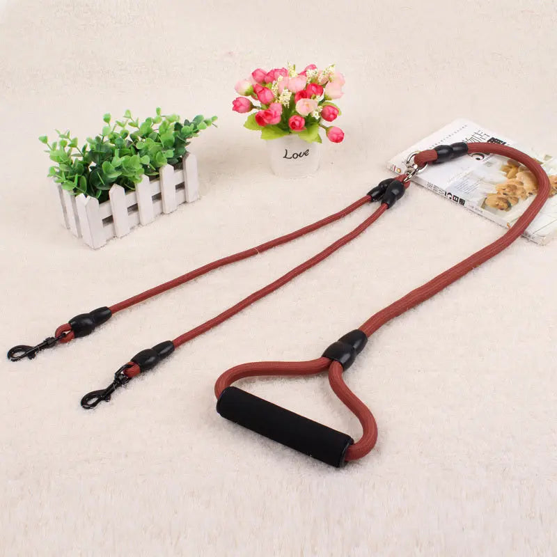 Adventure Awaits! Double Headed Traction Rope for Pets WLP Company