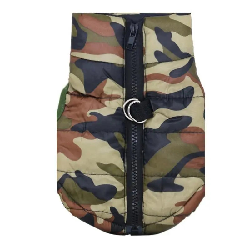 Sstylish dog coat tylish Warm Waterproof Camouflage Dog's Coat - Cotton & Down WLP Company
