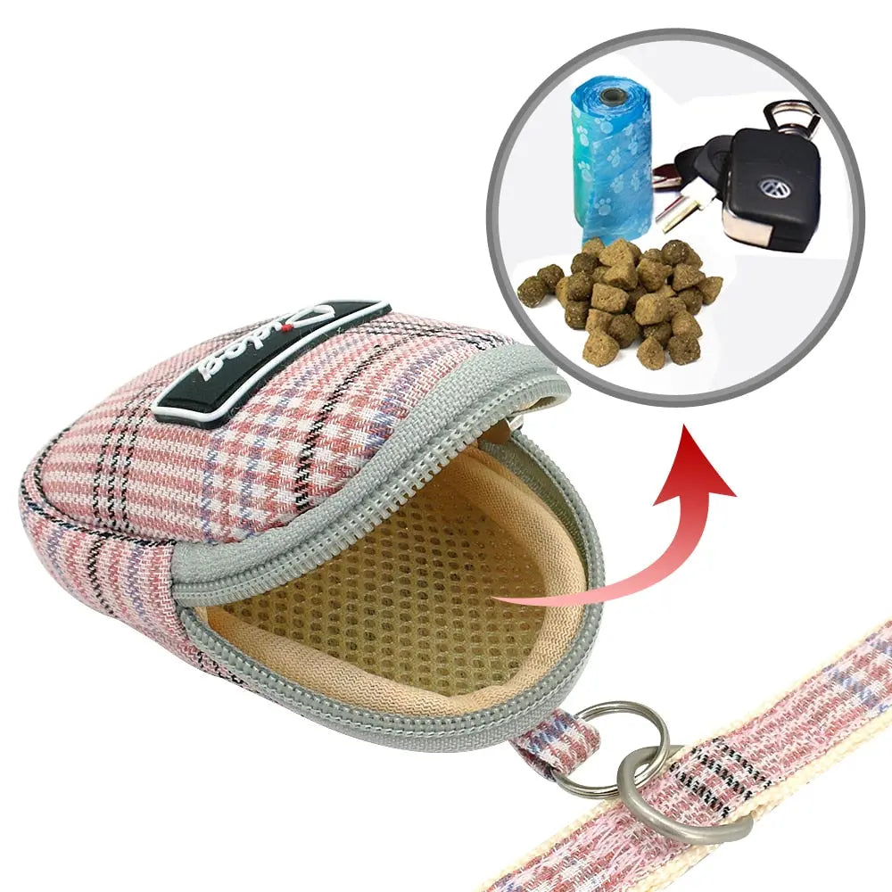 dog vest Dog Warm Plaid Vest with Leash WLP Company