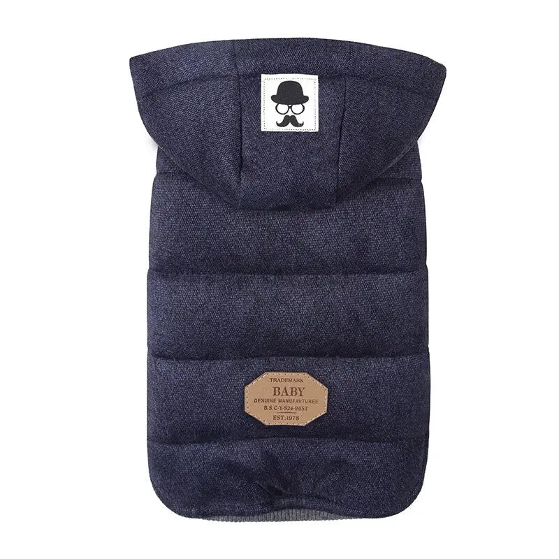 cute dog vest Comfortable Winter Hooded Dog's Vest - 100% Cotton Round Neck WLP Company