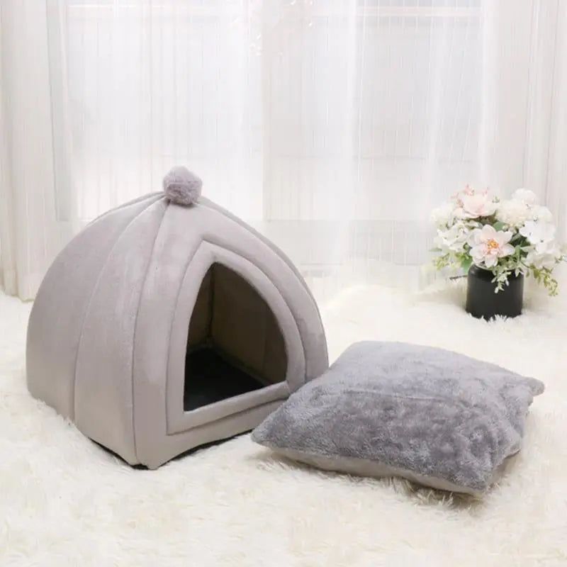 Cats Sleeping House Bed - Cozy Enclosed Sanctuary for Your Feline WLP Company