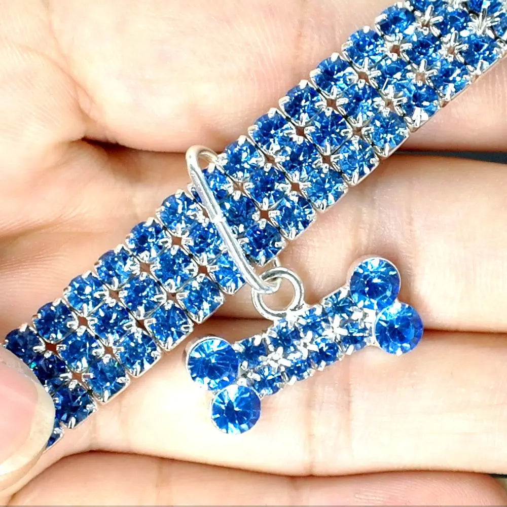 Shiny Crystal Collar for Small Dogs WLP Company