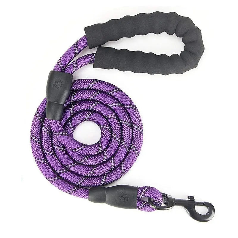 reflective dog leash Dogs Reflective Nylon Rope WLP Company