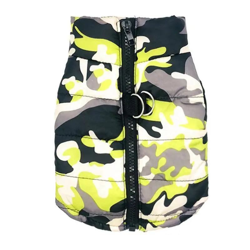 Sstylish dog coat tylish Warm Waterproof Camouflage Dog's Coat - Cotton & Down WLP Company