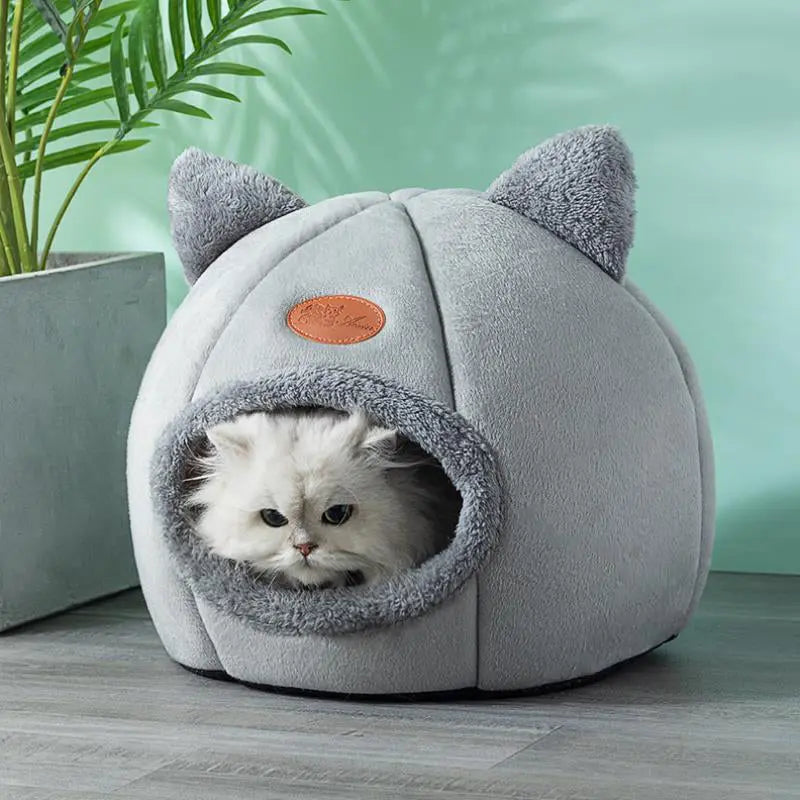 Cozy House Bed with Cat Ears - The Purrfect Comfort Companion WLP Company