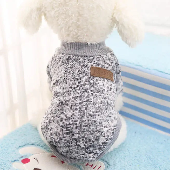 dog sweater Warm Cotton Melange Color Dog’s Sweater WLP Company
