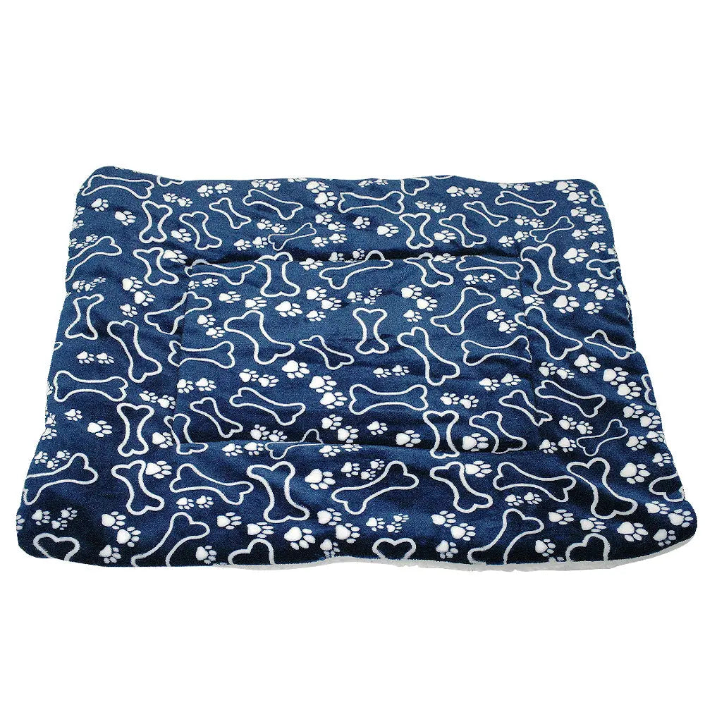 Warm Lamb Velvet Dog Mat with Colorful Print WLP Company